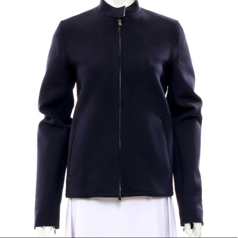 Reed Krakoff Navy Moto Jacket